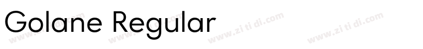 Golane Regular字体转换